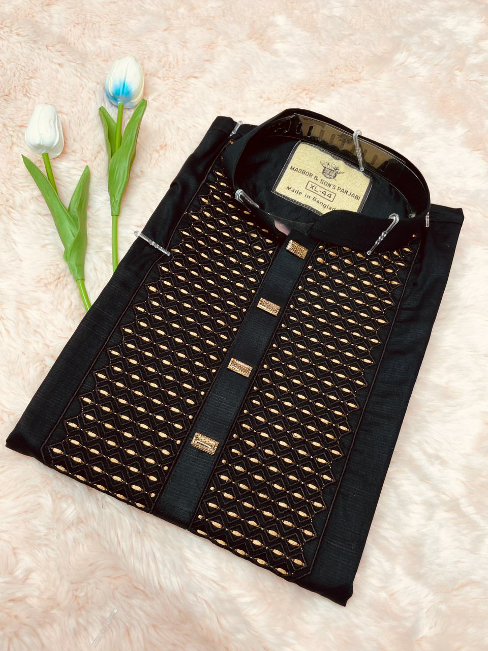 Black & Gold embroidery
