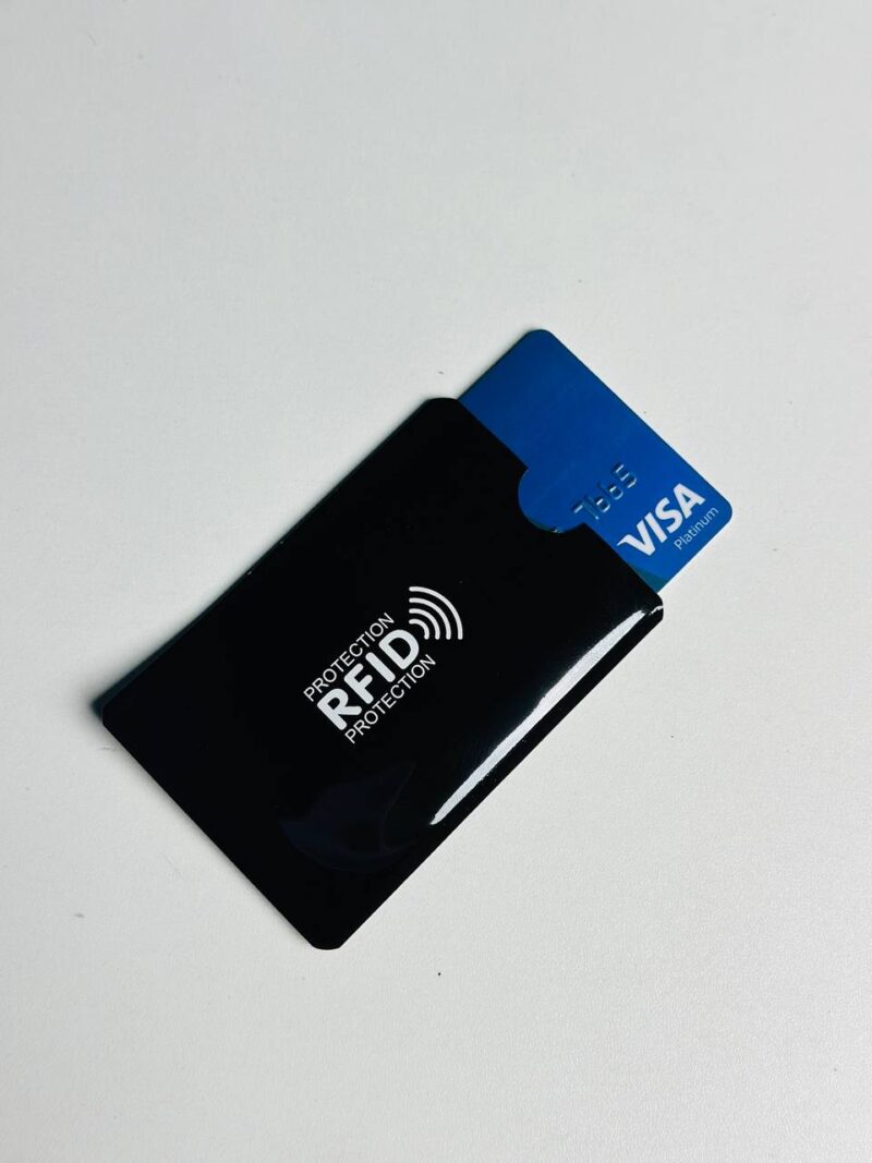 Anti Rfid Card Holder NFC Blocking Reader Case Protection Aluminium – 1pc