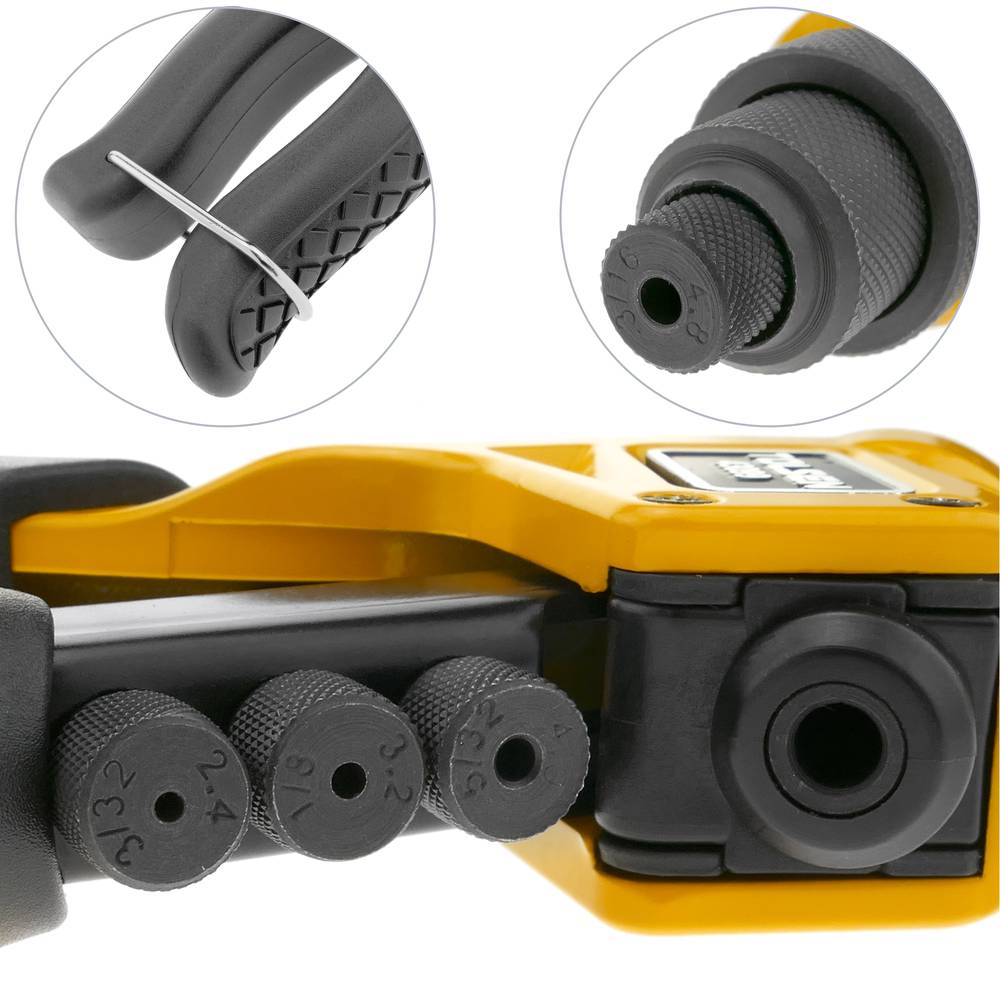 TOLSEN 43099 Hand Riveter | 8" (200mm) | Aluminium Alloy Body | Over 40% Labor Saving | 3 Jaw Alloy Steel | Model: 43099_img_5