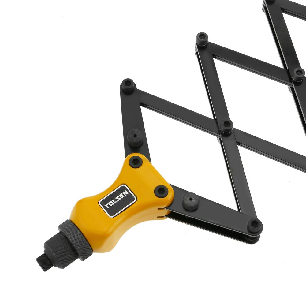 TOLSEN 43100 Heavy Duty Folding Hand Riveter, 10-32" Capacity, Industrial Series, Aluminium Alloy Body, For Aluminium, Steel & Stainless Steel Rivets | Model: 43100_img_4