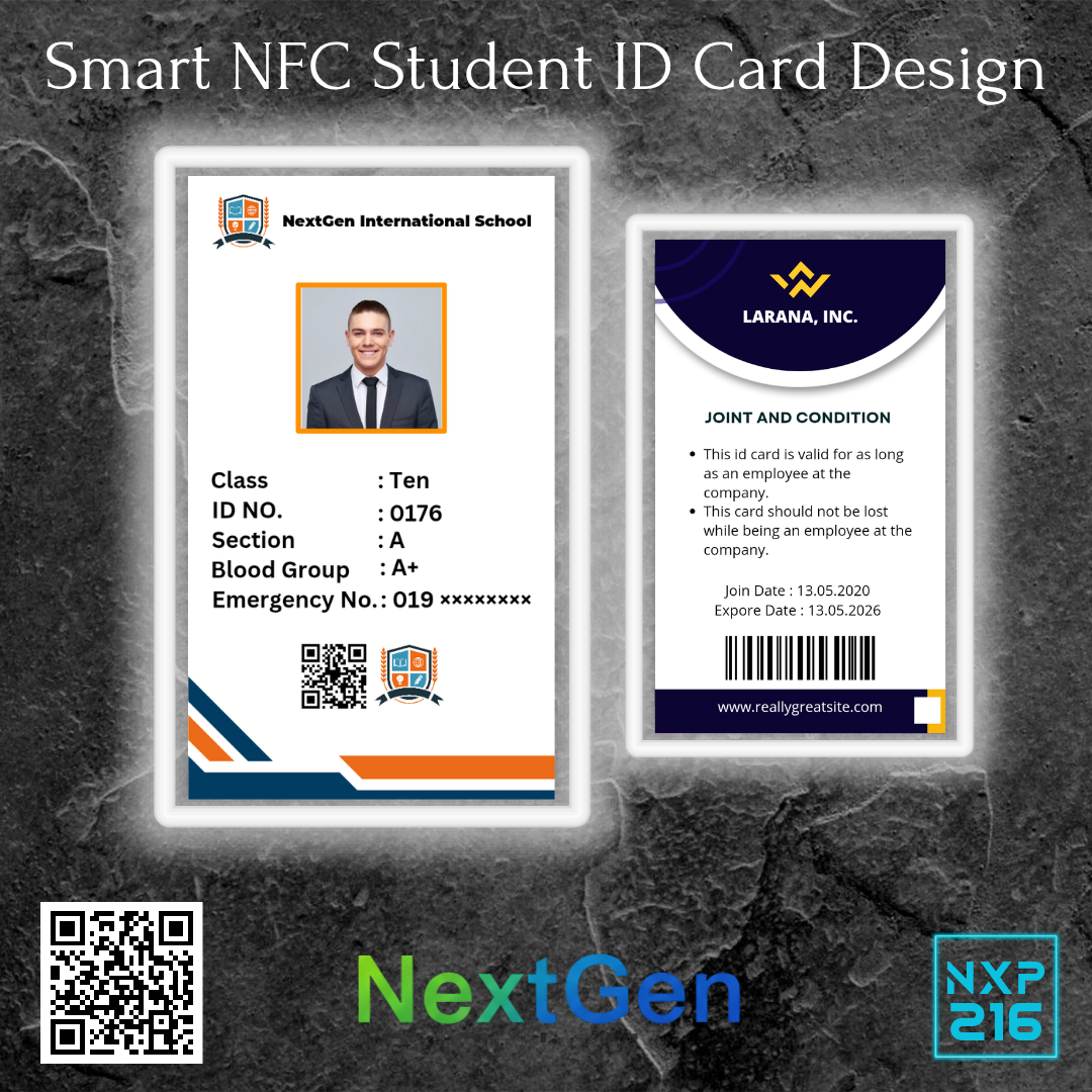 Students ID Card With Ribbon & Holder_img_4