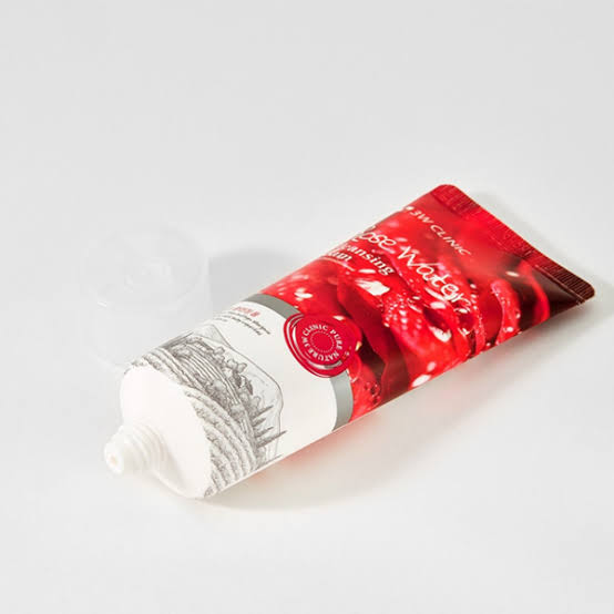 3W Clinic - Rose Water Cleansing Foam (100ml) thumbnail 2