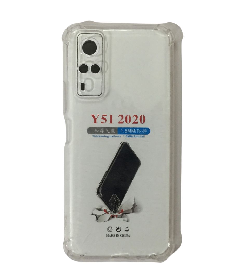 Vivo Y51 (2020)Transparent/Clear Soft silicone Phone Cover_img_1