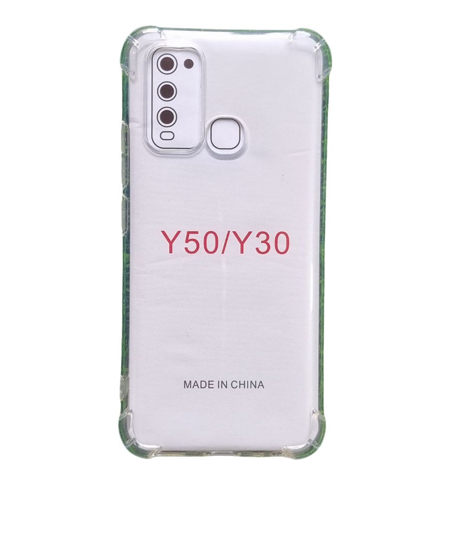 Vivo Y50/Y30 Transparent/Clear Soft silicone Phone Cover