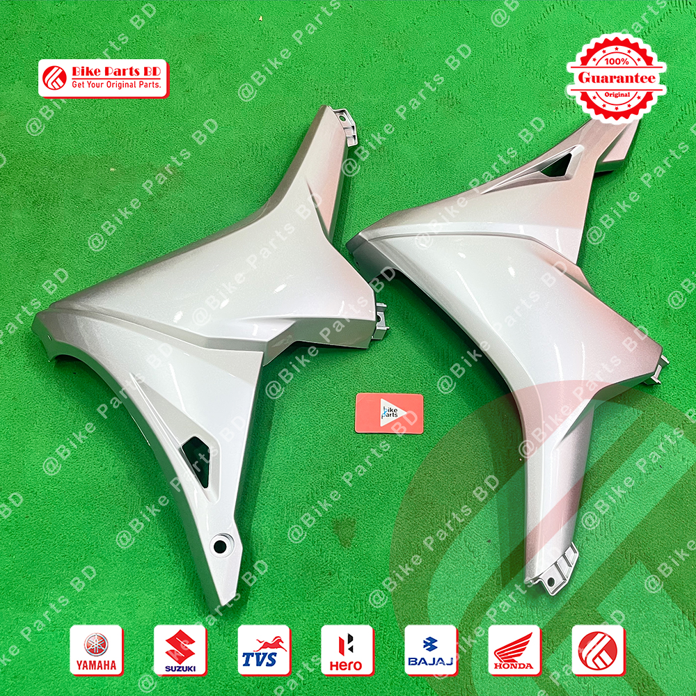 Engine Guard for Suzuki Gixxer SF (Old Model-Silver) bike.