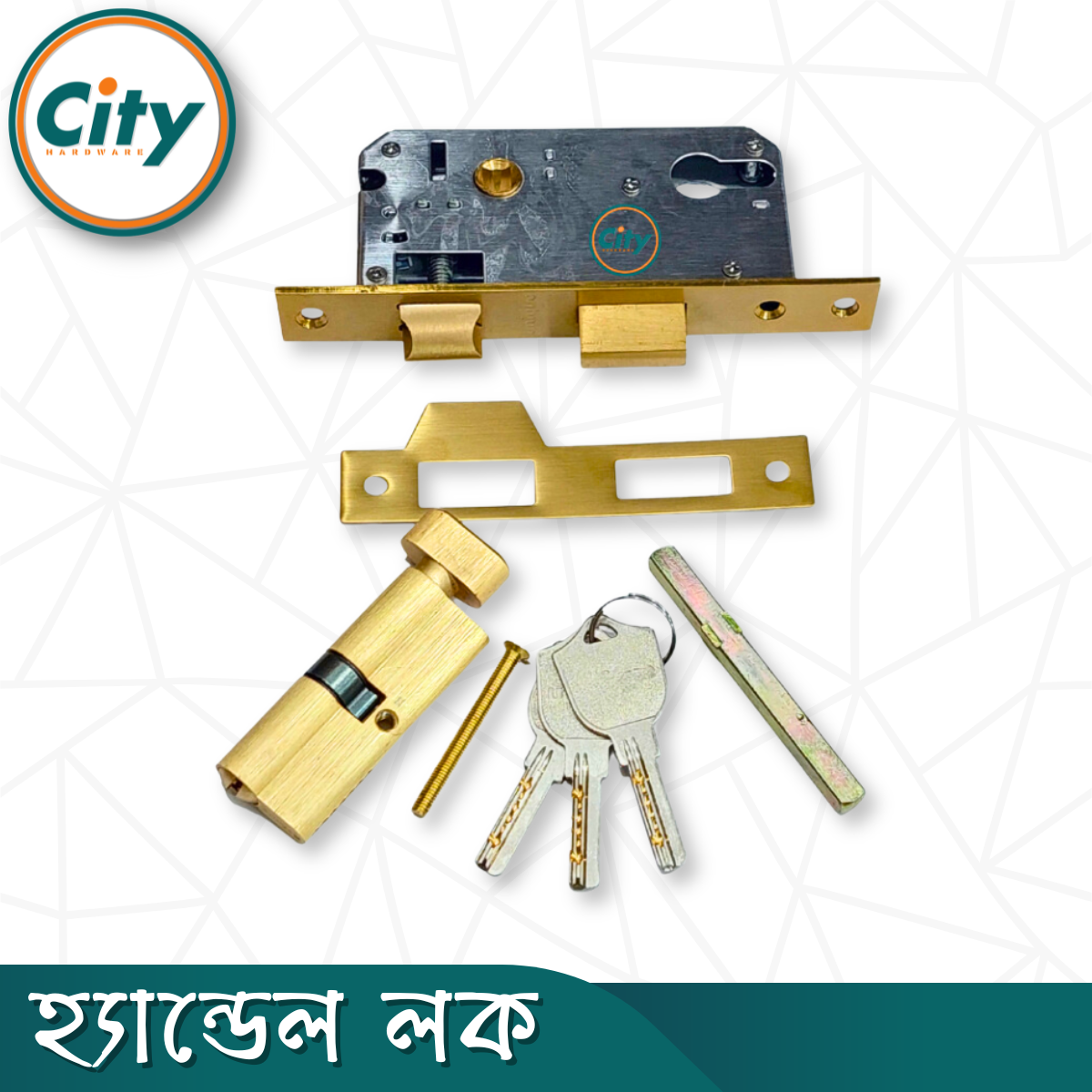 প্রিমিয়াম কুয়ালিটি ছোট আকারের হ্যান্ডেল লক নব সহ ভিতরের রুমের জন্য অ্যান্টিক রঙের দরজার লক Door Lock_img_5