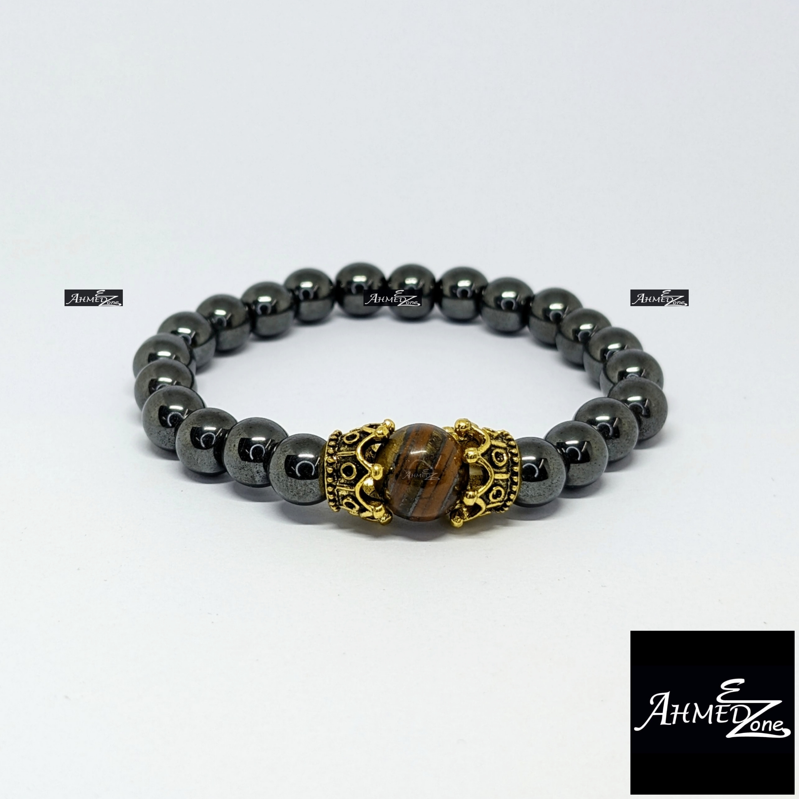 Beaded Bracelet Tiger Eye Marvel Stone