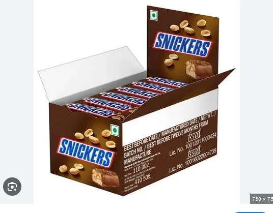 Snickers Chocolate 12g Bar - 40pcs full box - Image 1