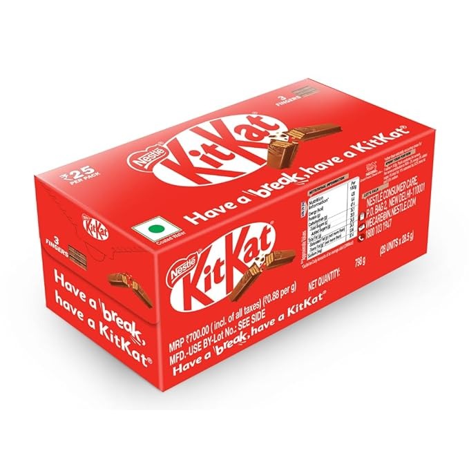 KIT KAT, 3 Fingers Chocolate –28.5g, Pack of 28 Units- full Box - Image 3
