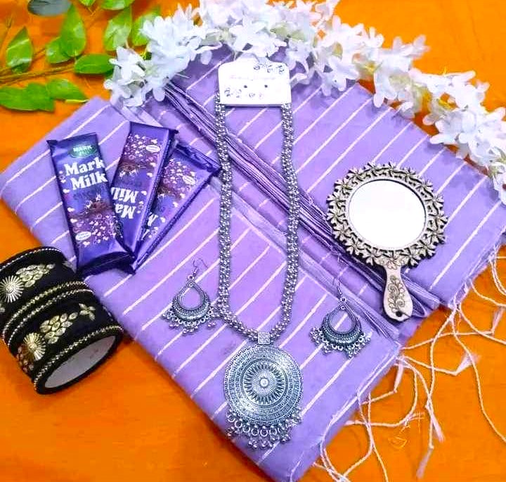 Favorite gift set combo offer saree for women [mah]