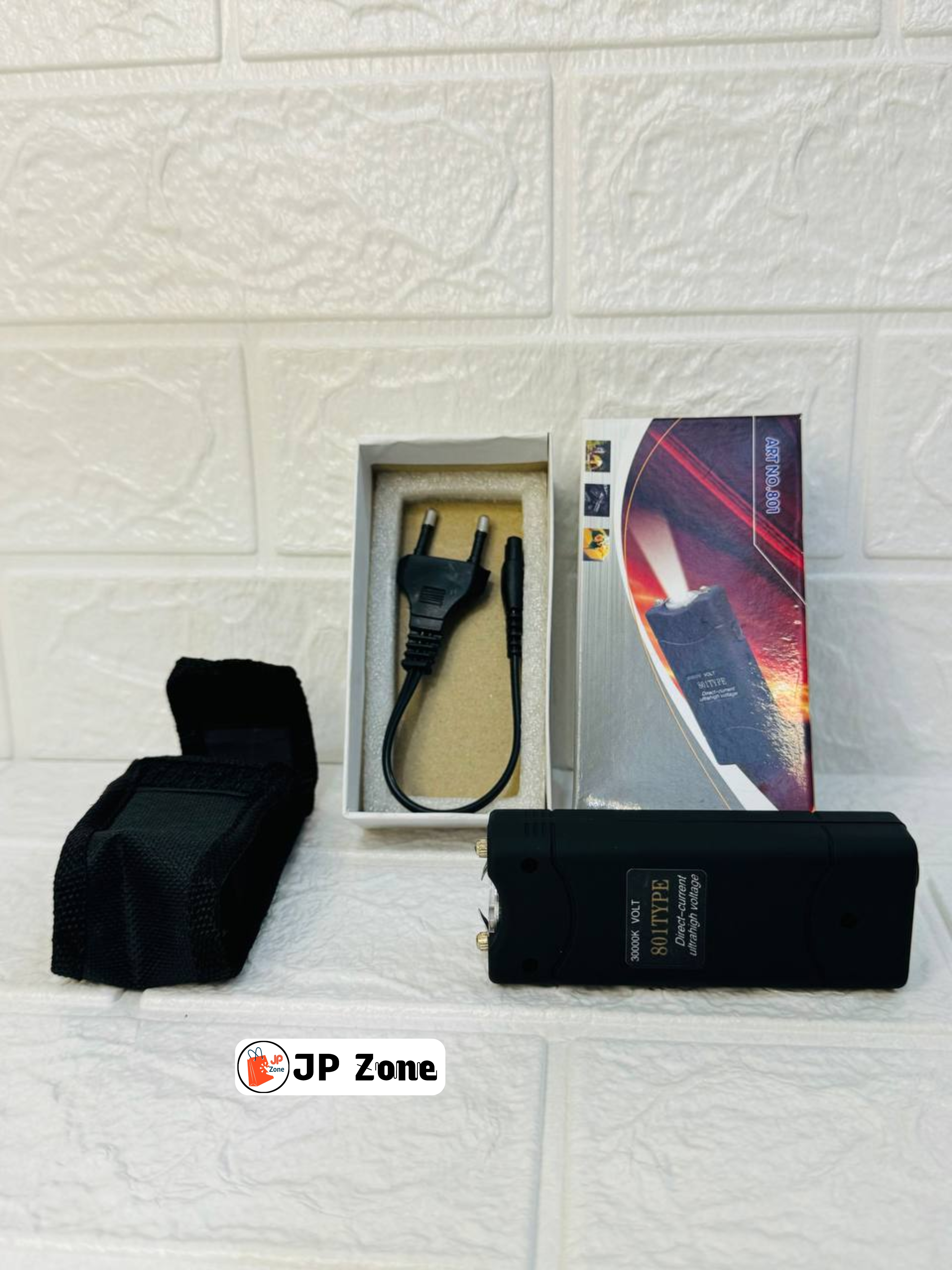 Self Defence Electric Shock And LED Flashlight With Extra Carry Bag_img_1