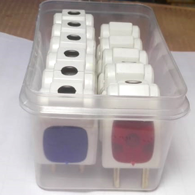 রেডিয়াম টু পিন প্লাগ 1pcs (Two pin plug) - Image 1
