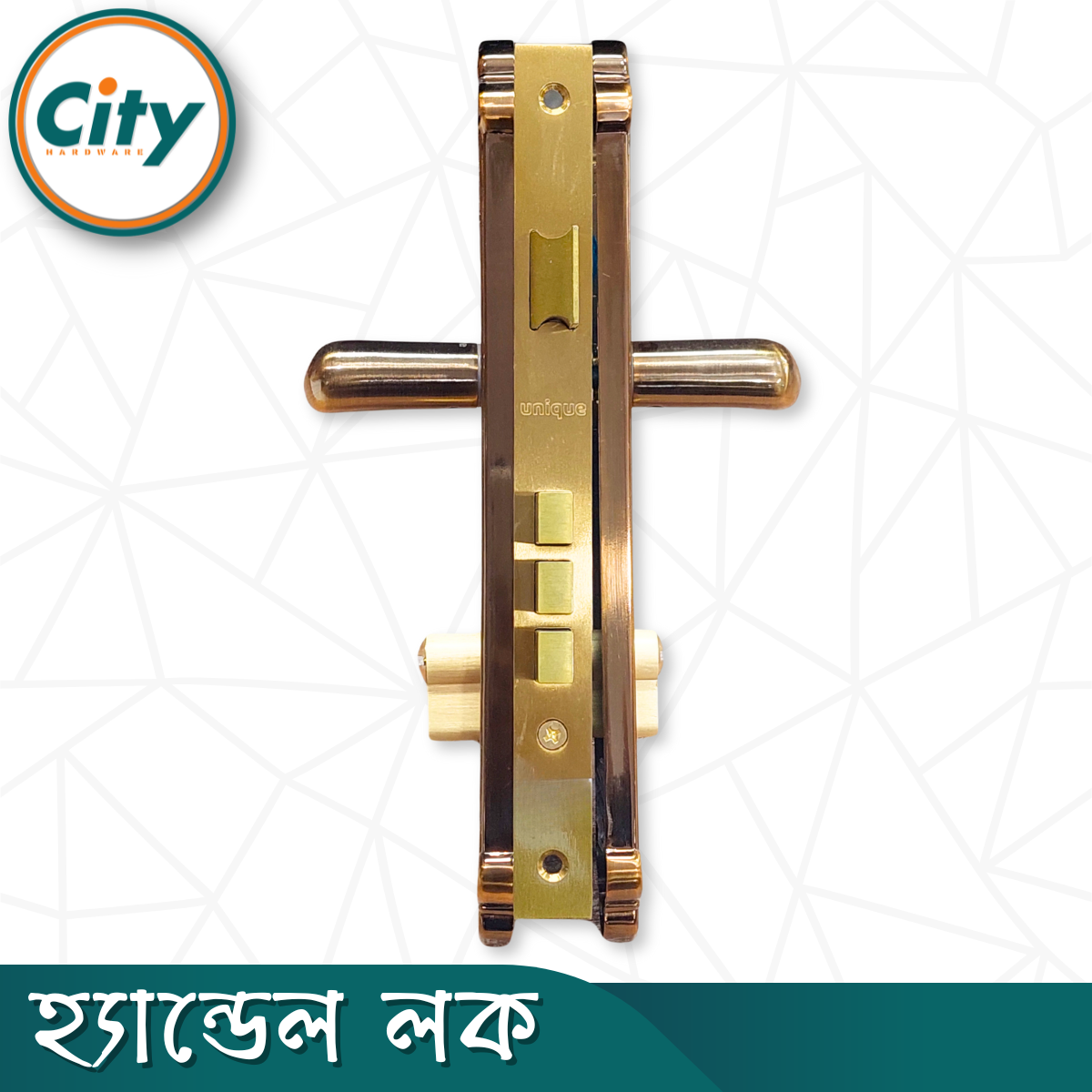 সিএফ রঙের উচ্চ সুরক্ষা স্ট্যান্ডার্ড সাইজের হ্যান্ডেল লক প্রধান দরজার লক Door Lock_img_4
