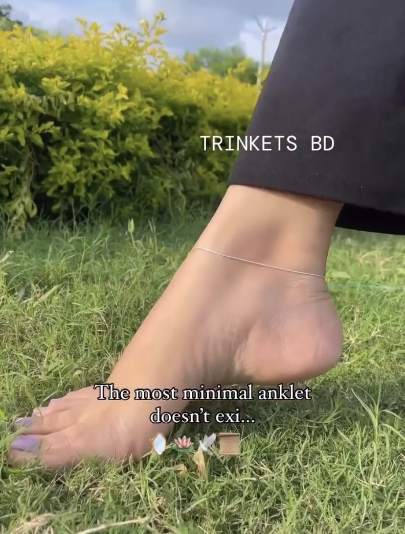 Minimal Anklet 2 pcs (1 pair)_img_1