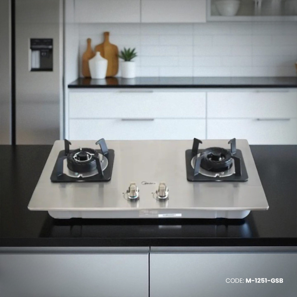 Midea Gas Burner 28" Q216 (Silver) M-1251-GSB