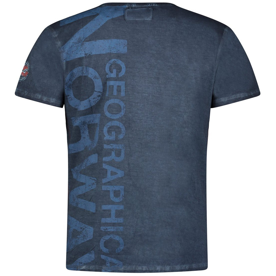 Short-sleeved T-shirt Navy Navy_img_4