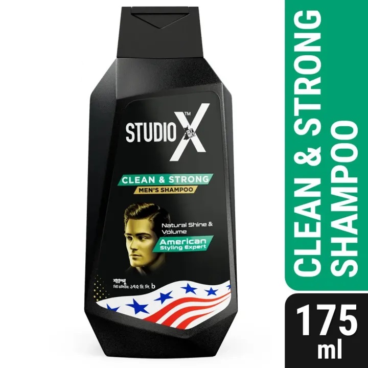 Studio X Clean & Strong Shampoo for Men 175ml_img_0