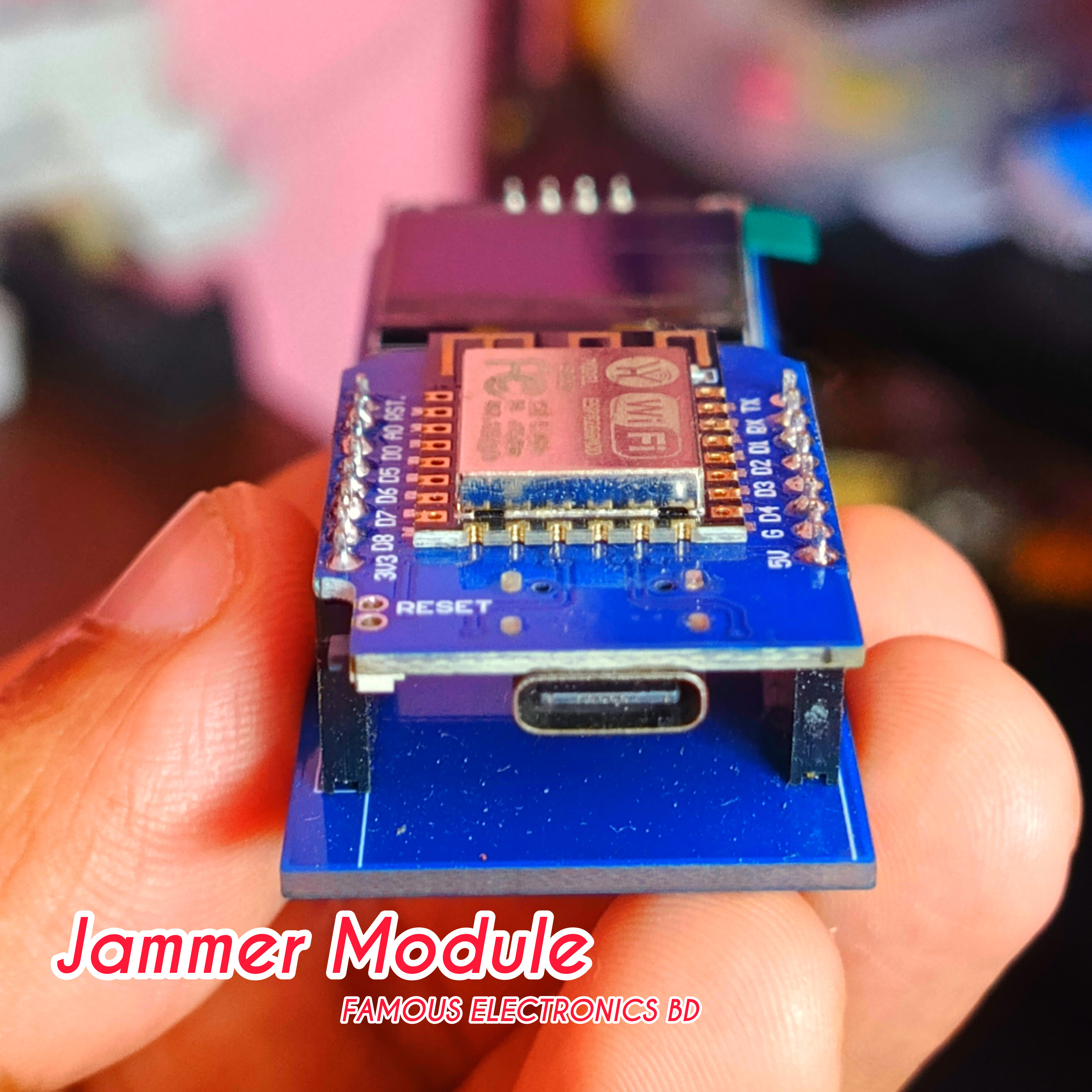ESP8266 D1 Mini WiFi Development Board with OLED Display & Buttons | WiFi Deauther Educational Kit_img_3