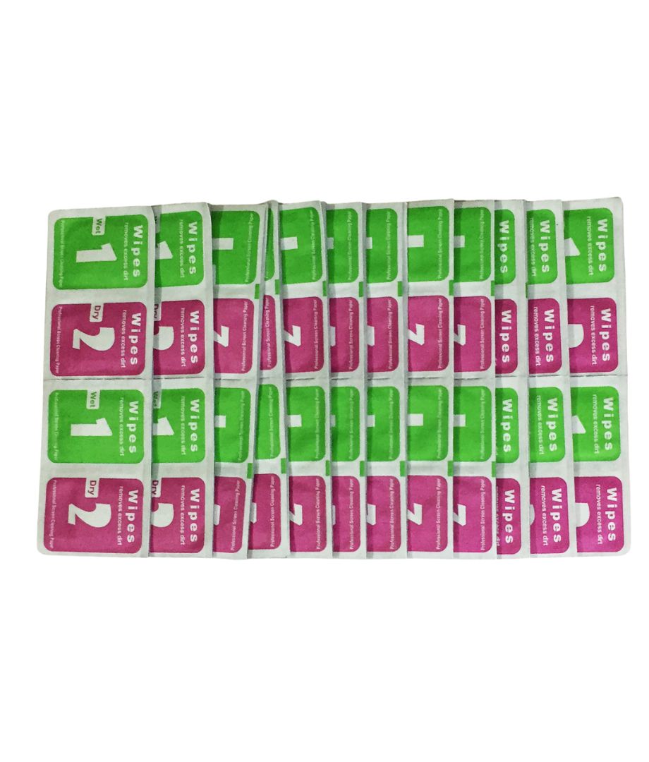 Mobile Screen/Glass Cleaner (Wet & Dry Wipes) Bundle of 25 Set_img_1
