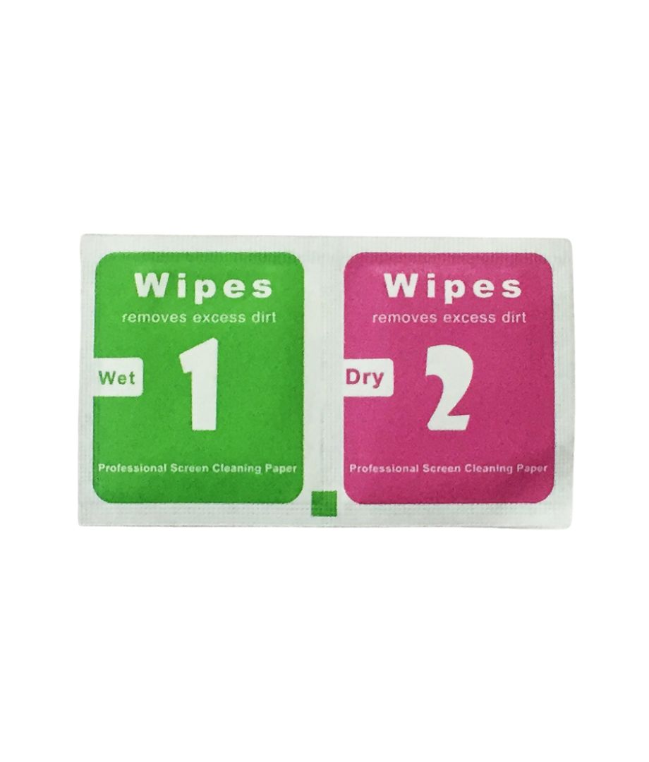 Mobile Screen/Glass Cleaner (Wet & Dry Wipes) Bundle of 25 Set_img_2