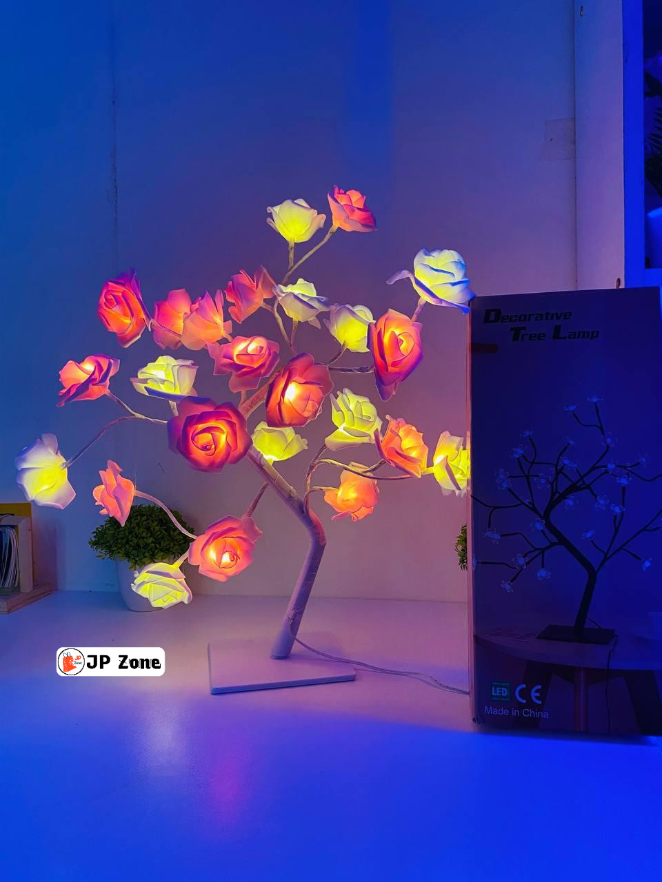 24 LED Rose Flower Tree Lamp_img_3