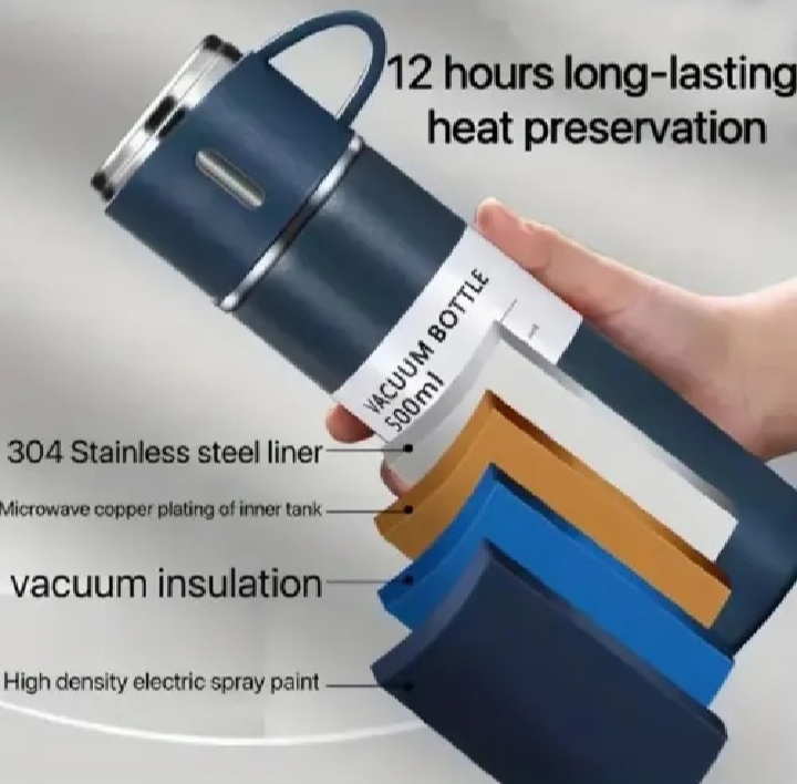 Stainless steel Thermal Flask, Thermal flask 500 ml. with cup_img_5