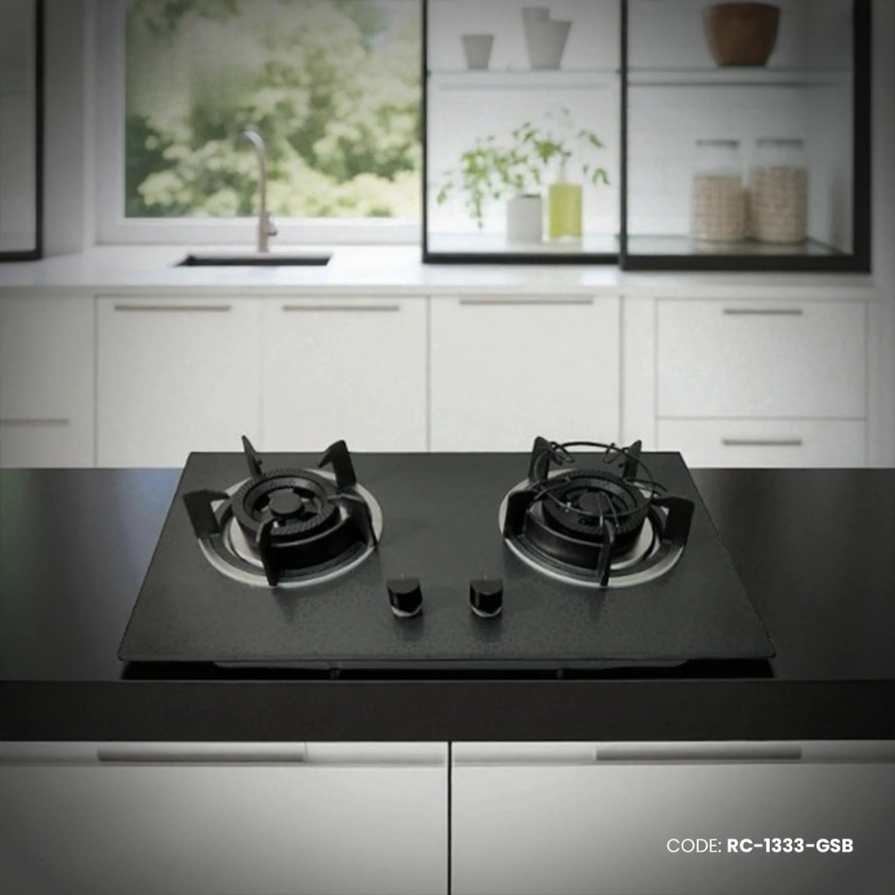 Rizco Gas Burner 29" Granite Panel GH-8211 (Black) RC-1333-GSB