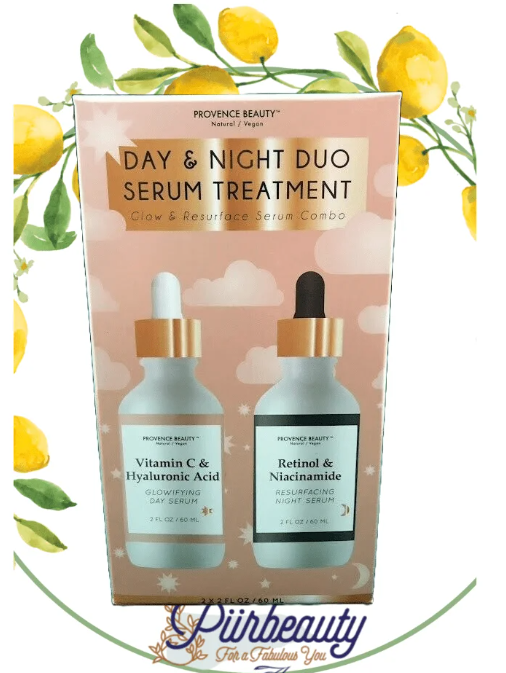 Provence Beauty Day & Night Duo Serum Treatment Set – 2×60 mL  (COS1101)