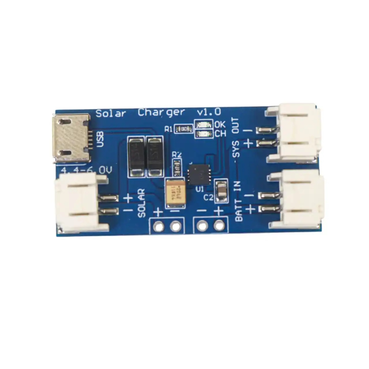 Mini Solar LiPo Board – Lithium Battery Charging Module
