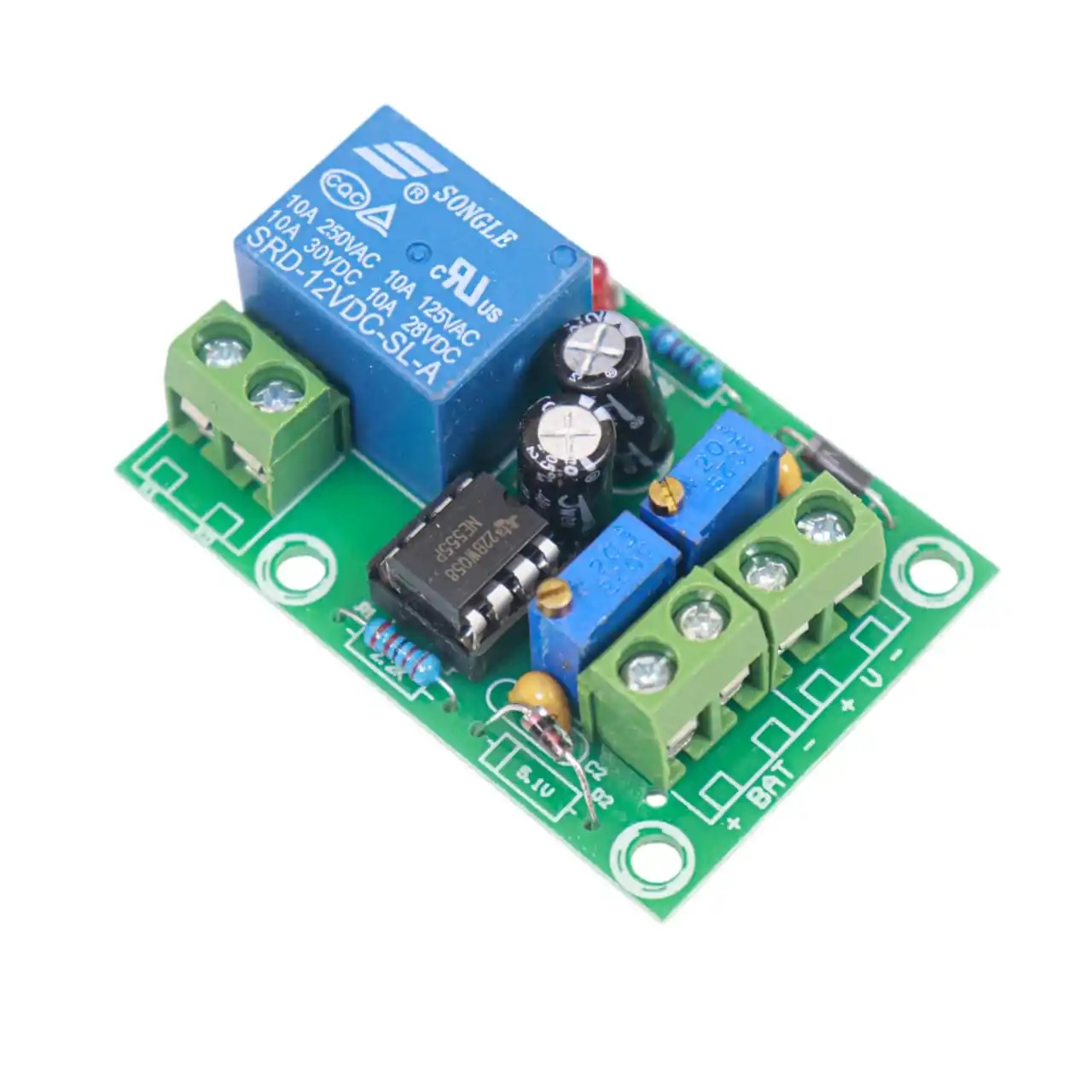 XH-M601 Battery Charging Control Board 12V Intelligent Charger Power Supply Module Panel Automatic Charging/Stop Switch