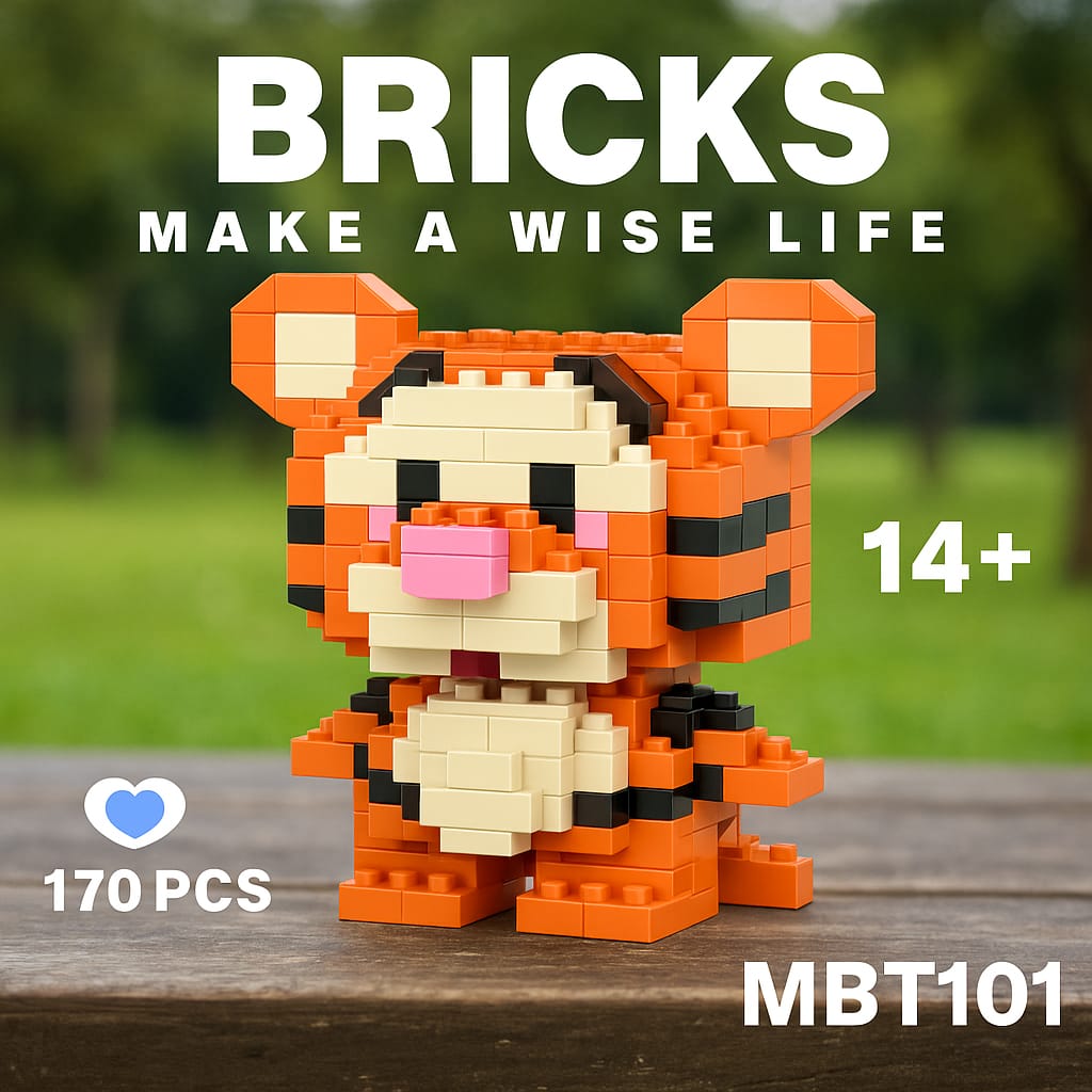 Tiger Mini Brick Toy – 170 PCS (MBT-101)