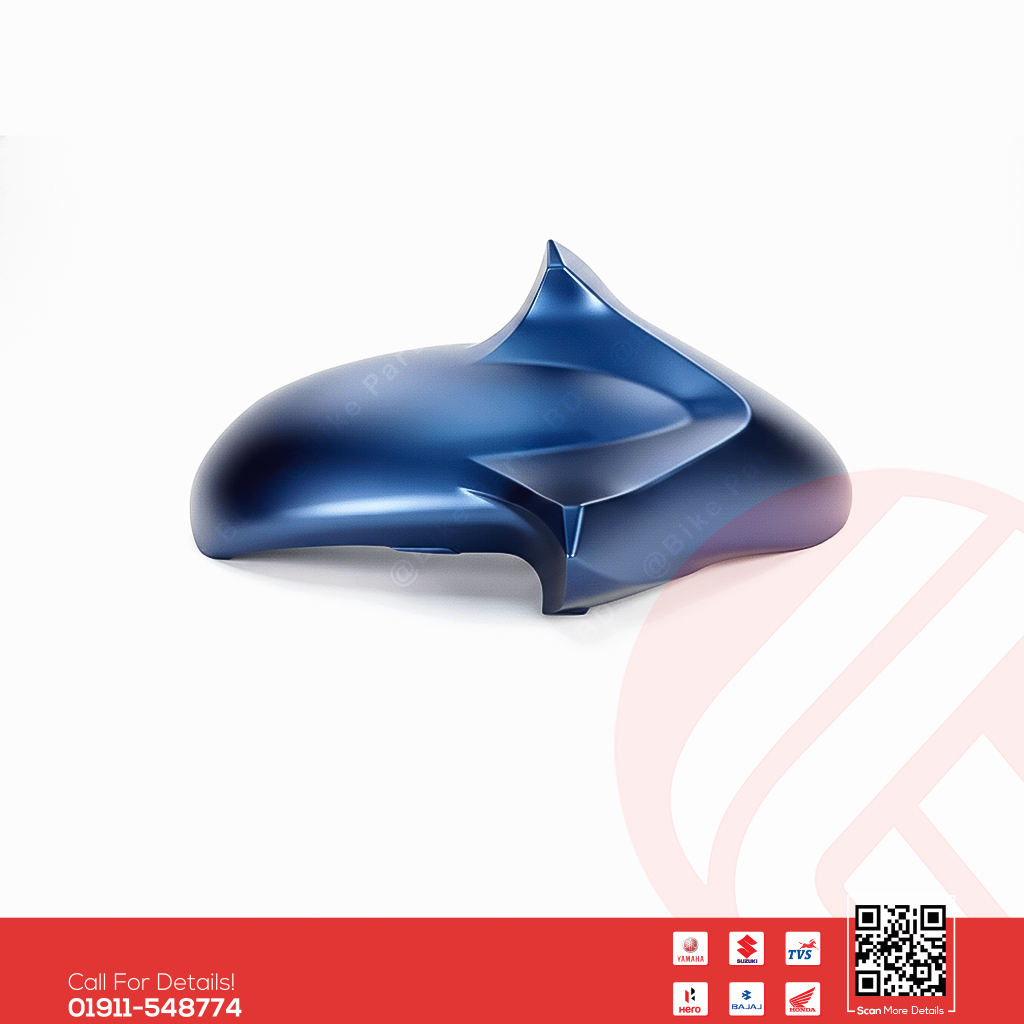 Mudguard for Yamaha FZS V2 (Armada Blue) bike.