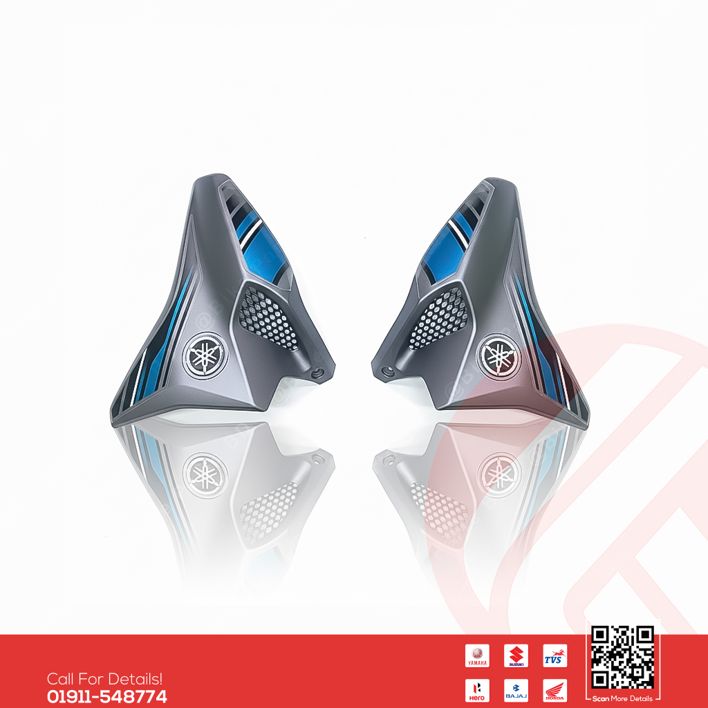 Tanky Kan for Yamaha FZS V2 (Grey) Bike.