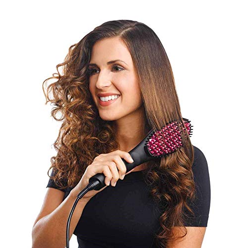 Simply Straight Ceramic Hair Straightening Brush – Ionic Hot Comb with Adjustable Temperature_img_3