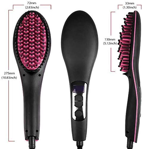 Simply Straight Ceramic Hair Straightening Brush – Ionic Hot Comb with Adjustable Temperature_img_4