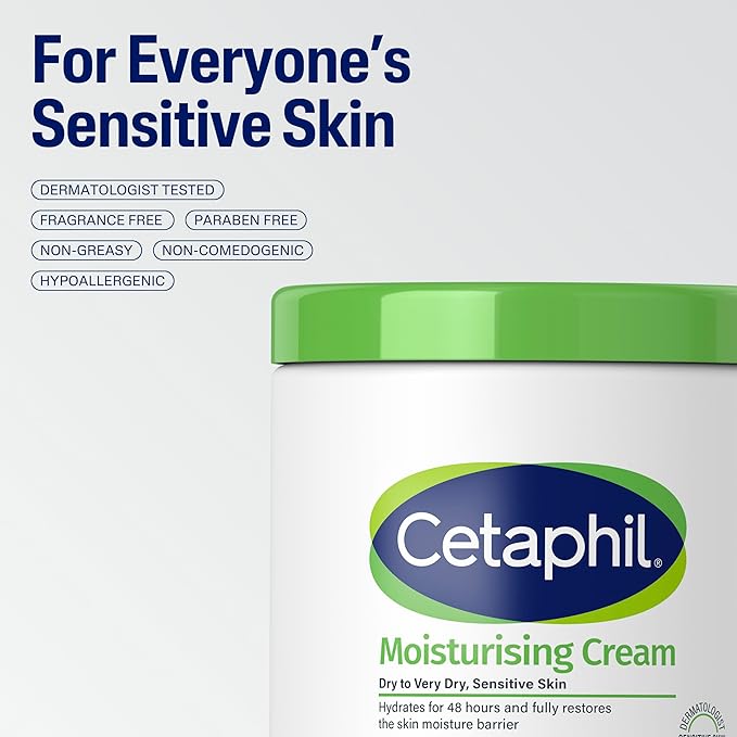 CETAPHIL Moisturising Cream | Hydrating Moisturiser For Dry To Very Dry, Sensitive Skin_img_5