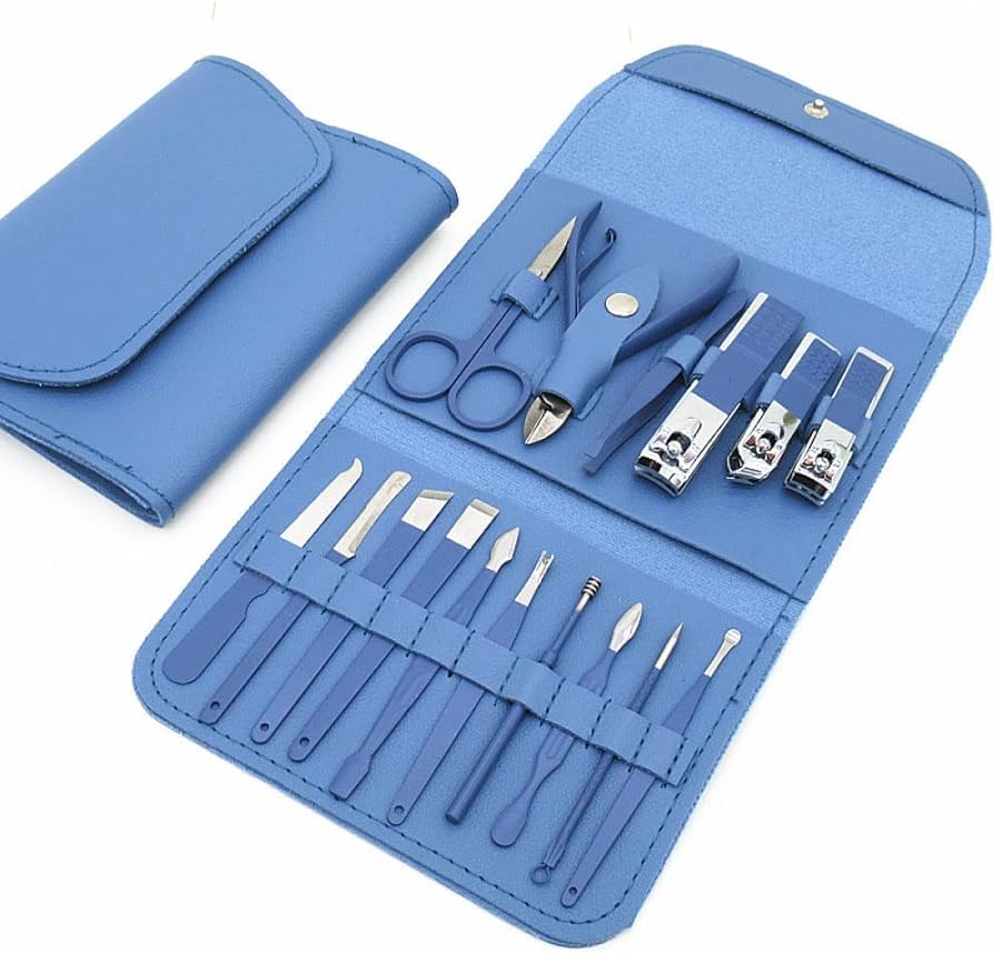Premium 16PCS Stainless Steel Manicure & Pedicure Grooming Set_img_6