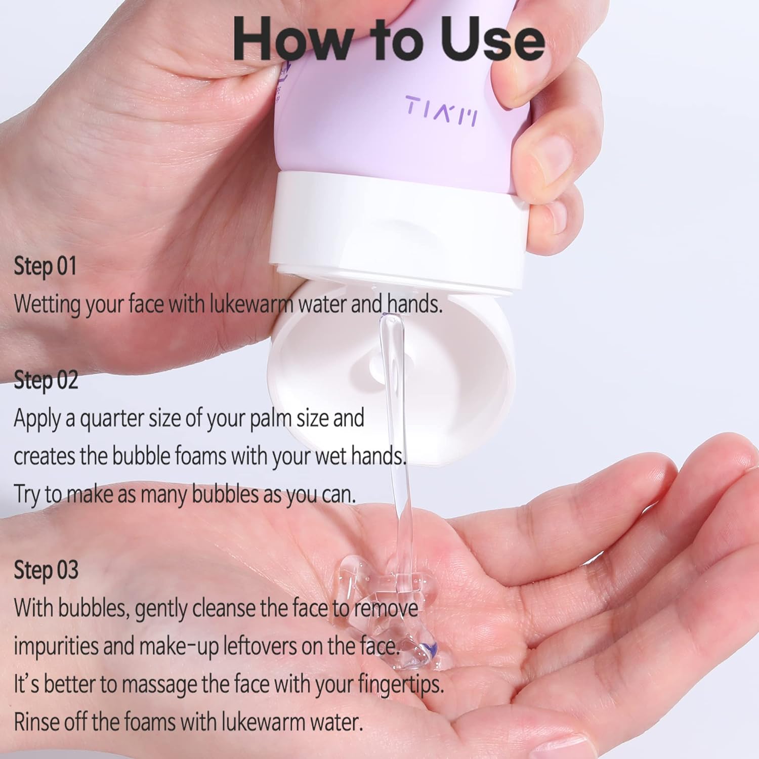 TIAM - Snail & Azulene Low pH Cleanser (200ml) thumbnail 6