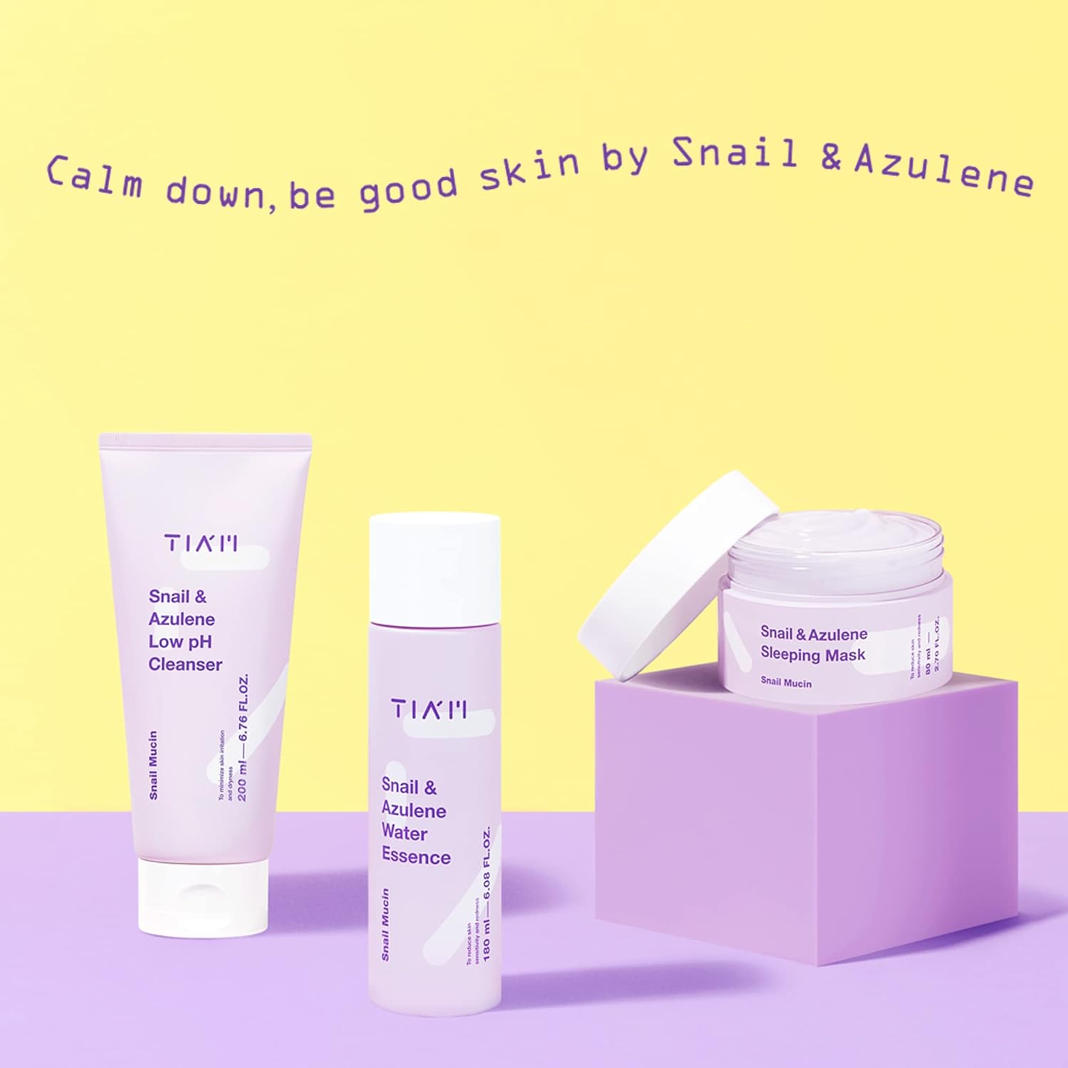 TIAM - Snail & Azulene Low pH Cleanser (200ml) thumbnail 7