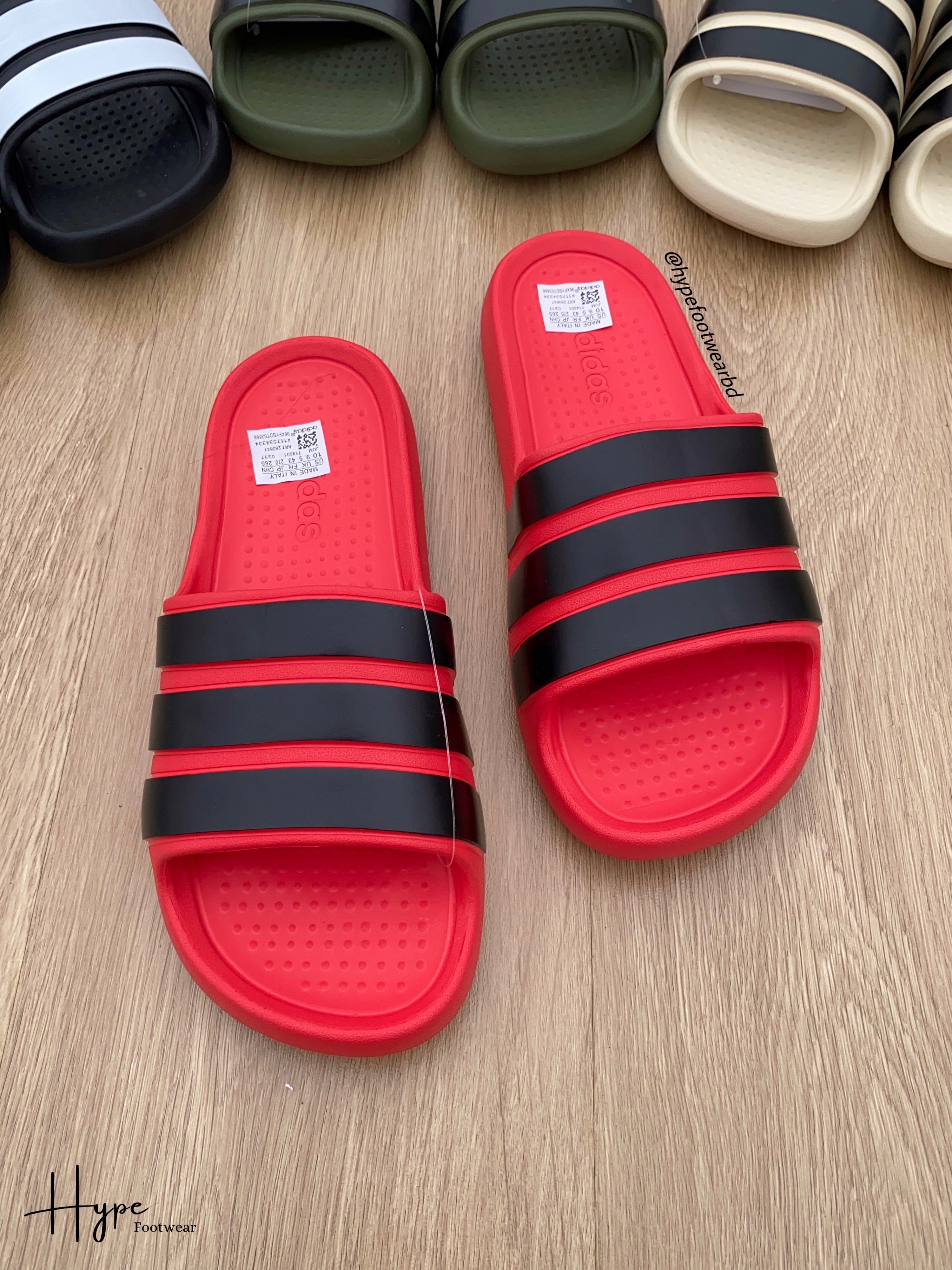 Adidas slide (Red) Italy Variant