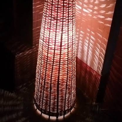 Eco Friendly Bamboo Stand Lamp for Natural Home Decor