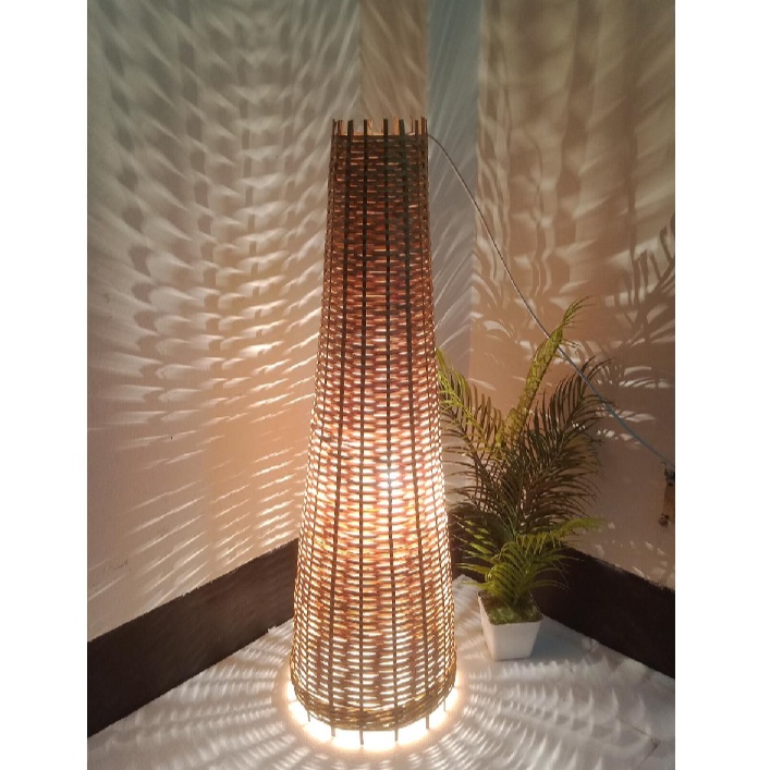 Eco Friendly Bamboo Stand Lamp for Natural Home Decor_img_4
