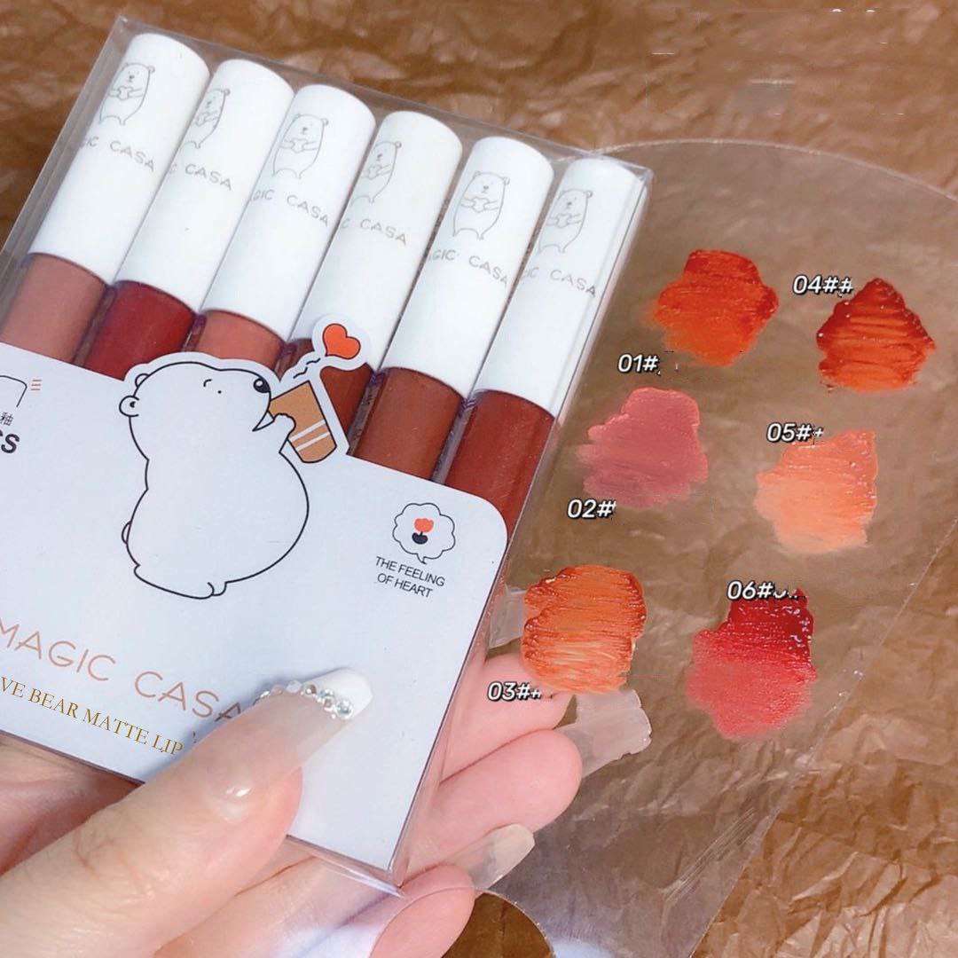 Magic casa 6 PCs lipstick