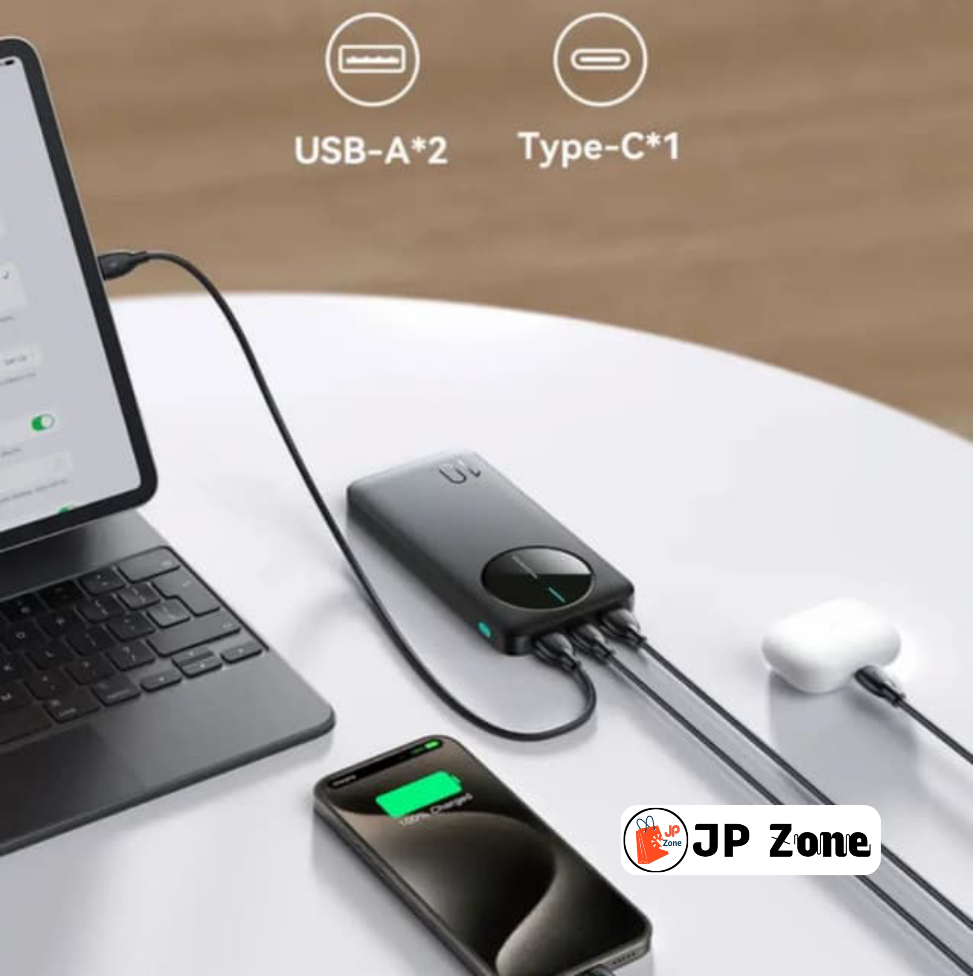 Joyroom jr PBF12 2.4A LED PowerBank 22.5W_img_2