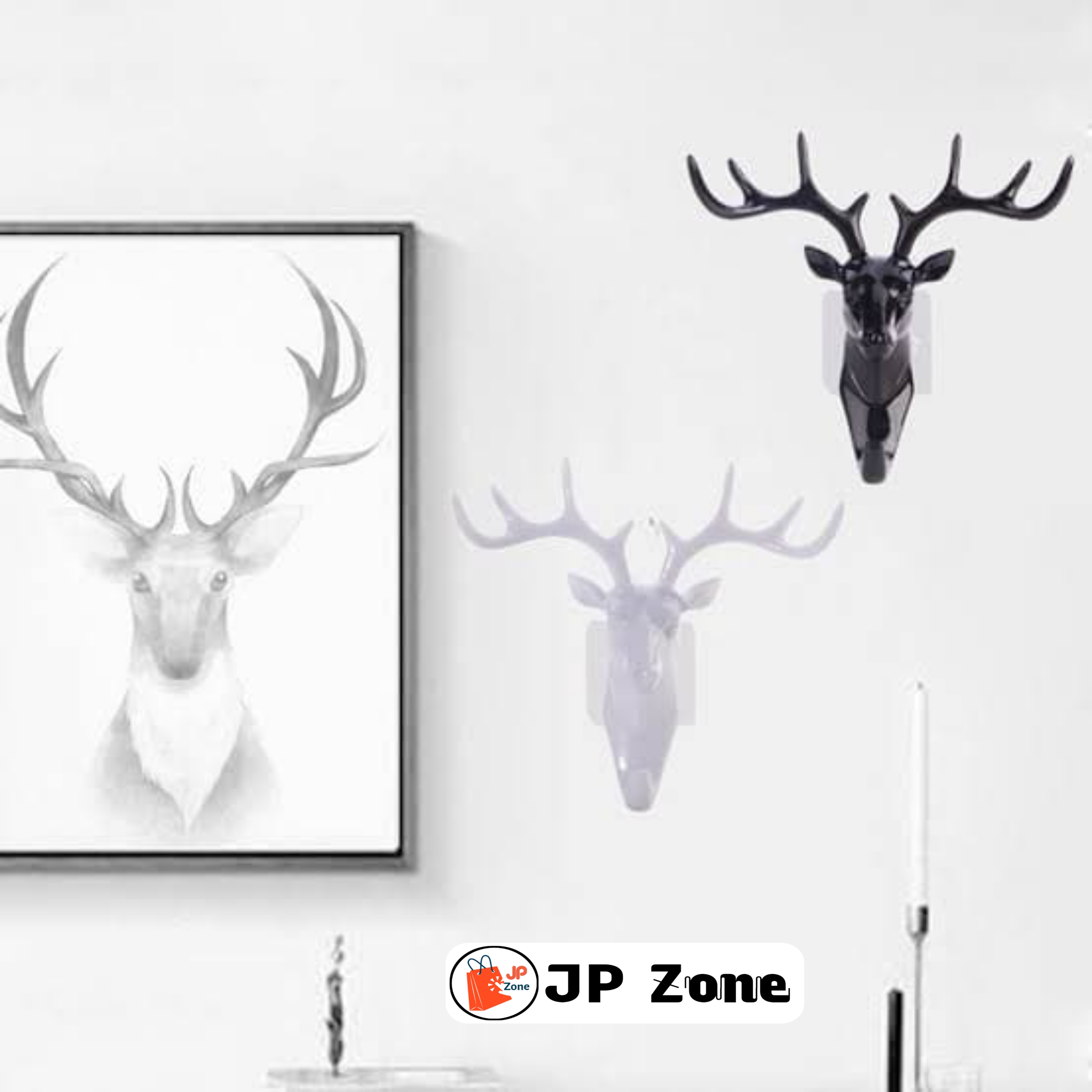 Wall Mount Deer Head Hanger_img_1