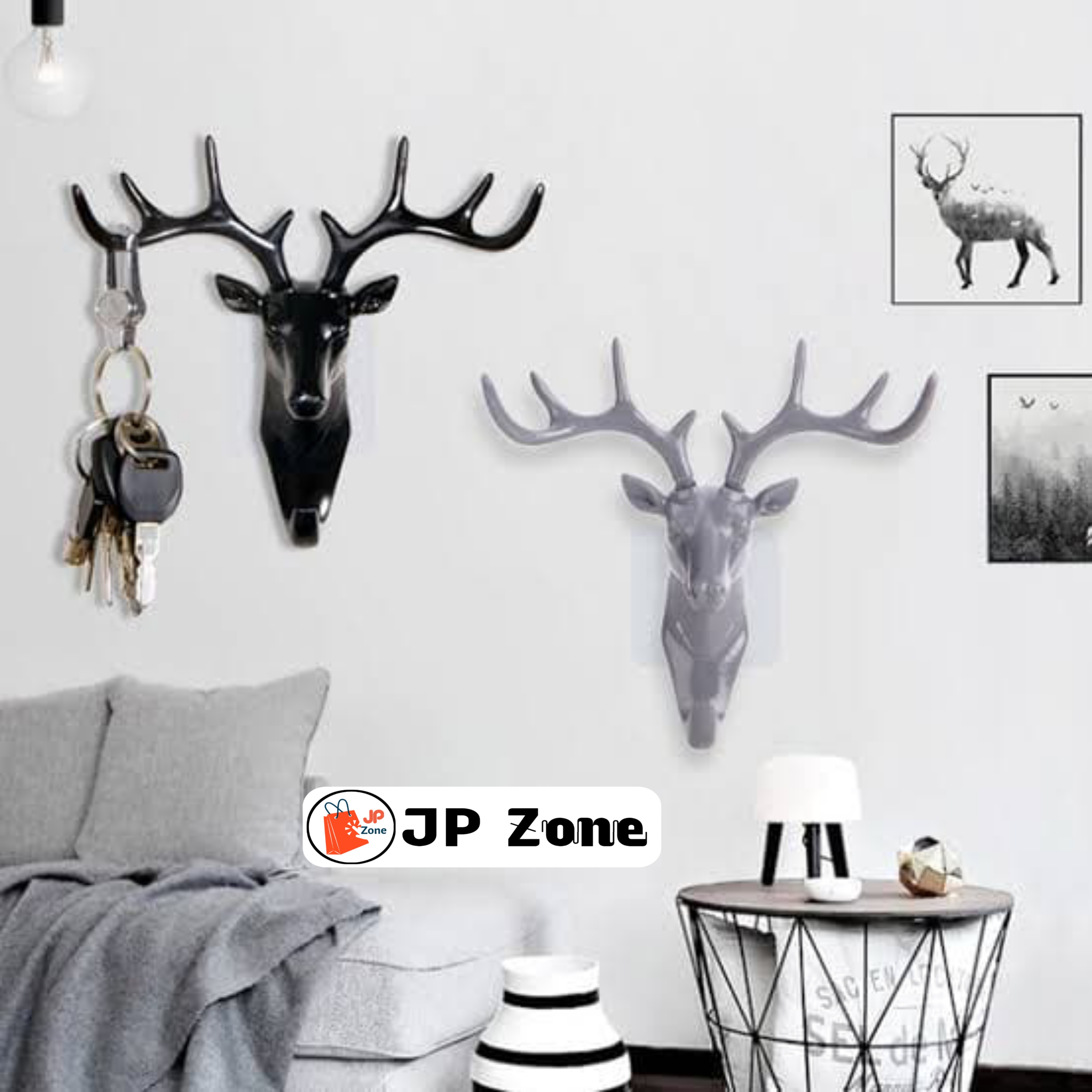 Wall Mount Deer Head Hanger_img_2
