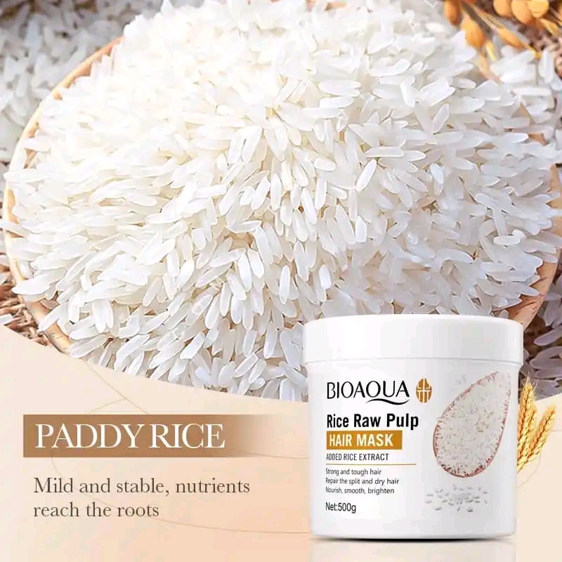 BIOAQUA 𝗥𝗶𝗰𝗲 𝗥𝗮𝘄 𝗣𝘂𝗹𝗽 𝗛𝗮𝗶𝗿 𝗠𝗮𝘀𝗸_img_2