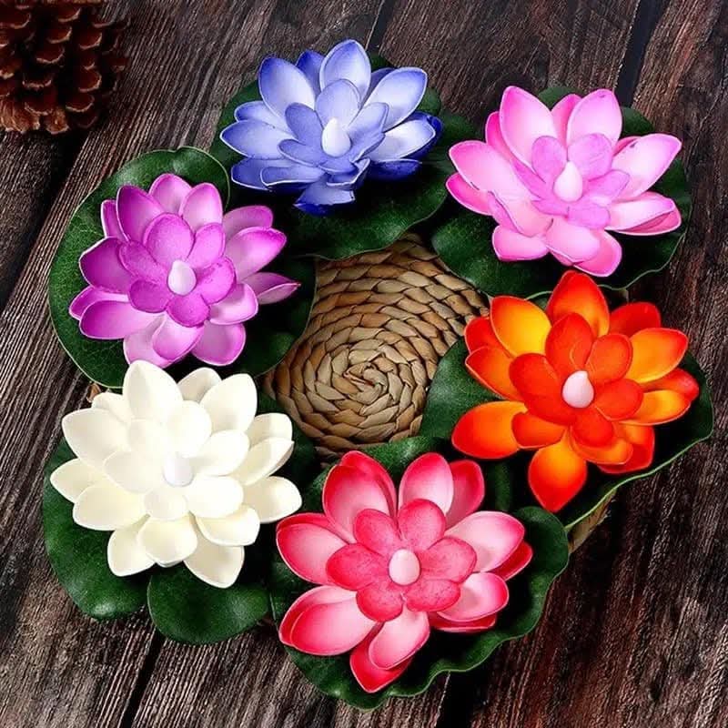 Lotus Water Floating Smokeless Candle🪷_img_3