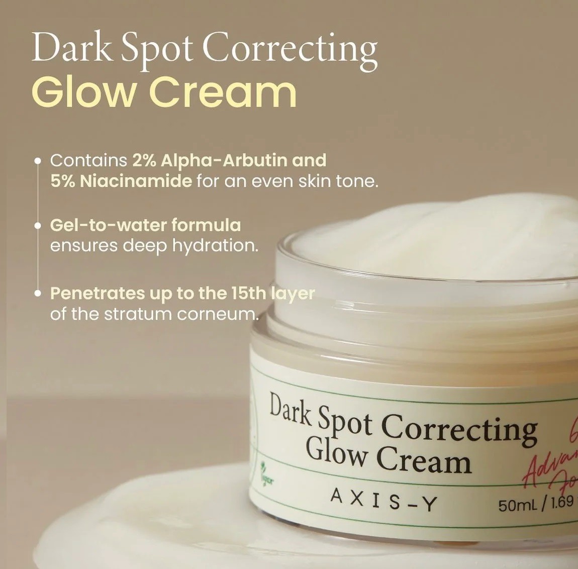 AXIS-Y Dark Spot Correcting Glow Cream (50ml) thumbnail 2