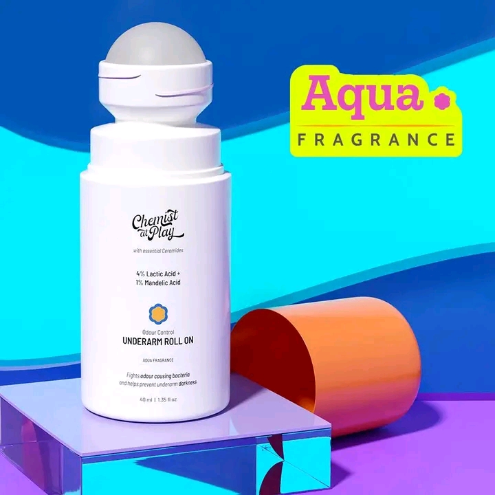 Chemist At Play UnderArm 5% AHA Roll On - Aqua Fragrance (40ml)